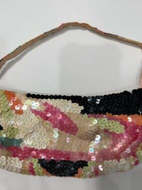 Multicolor Sequin Clutch Wristlet